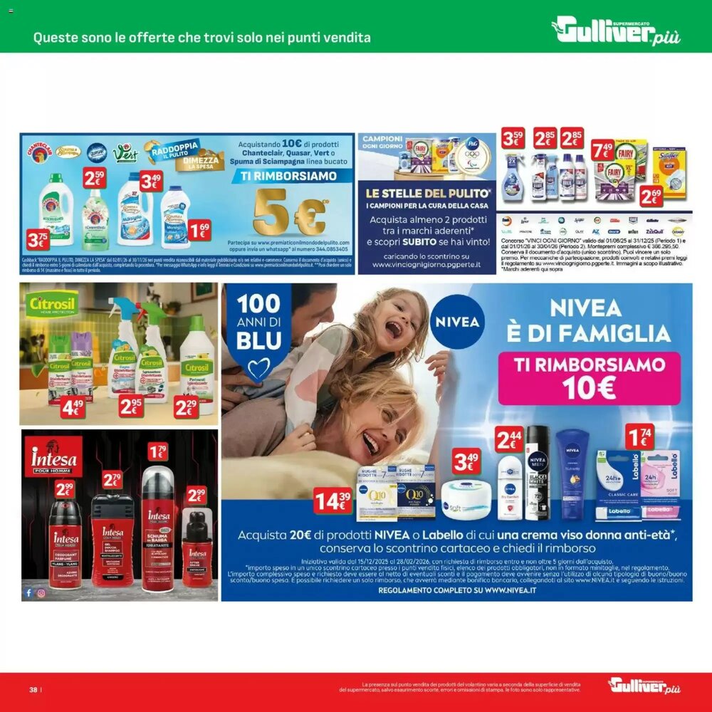 Volantino promozionale Supermercati Gulliver  valide dal 13/01/2026 - Pagina 38.