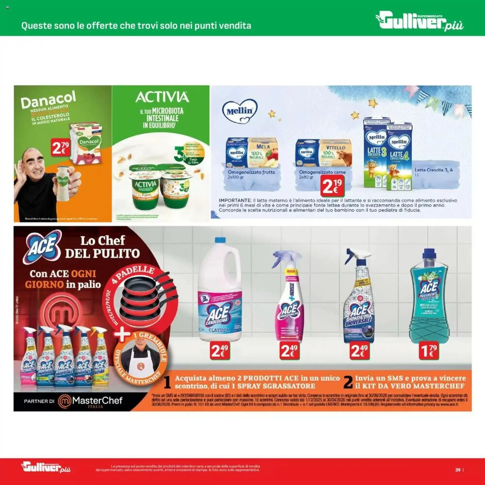 Volantino promozionale Supermercati Gulliver  valide dal 13/01/2026 - Pagina 39.