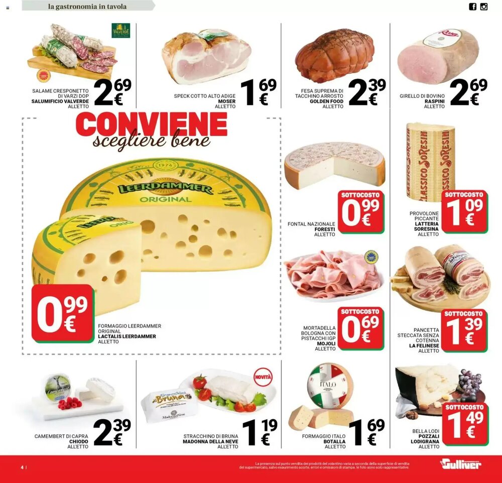 Volantino promozionale Supermercati Gulliver  valide dal 13/01/2026 - Pagina 4.