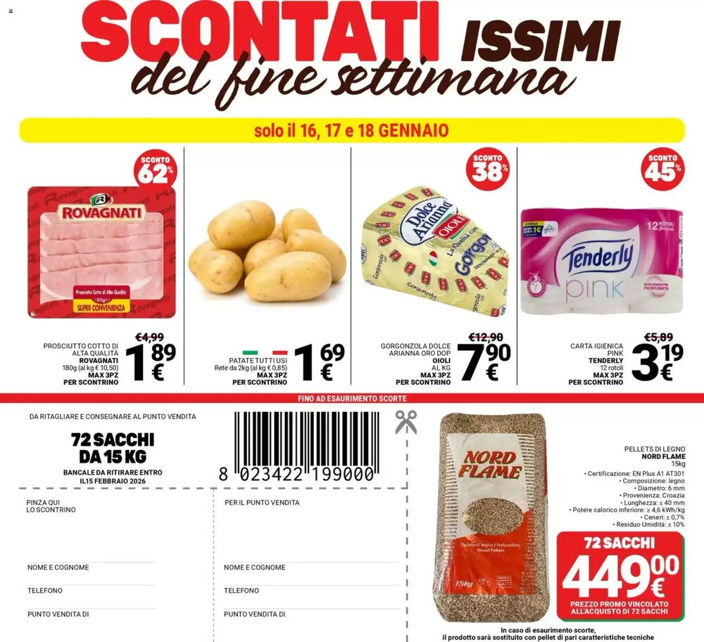 Volantino promozionale Supermercati Gulliver  valide dal 13/01/2026 - Pagina 40.