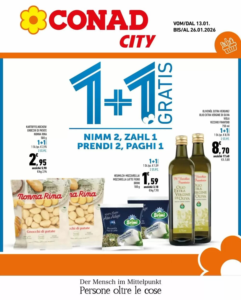Volantino promozionale Conad City  valide dal 13/01/2026 - Pagina 1.
