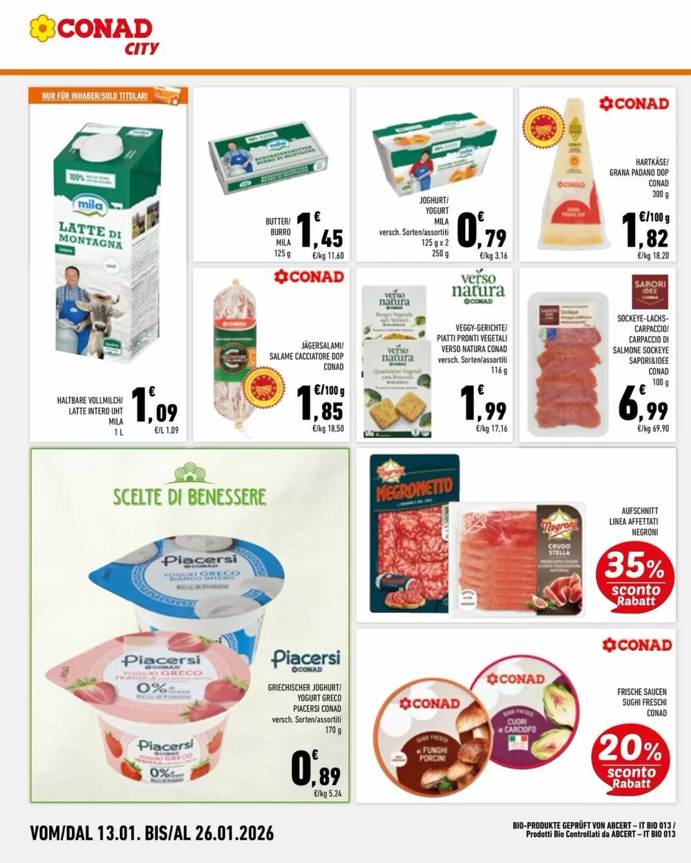 Volantino promozionale Conad City  valide dal 13/01/2026 - Pagina 10.