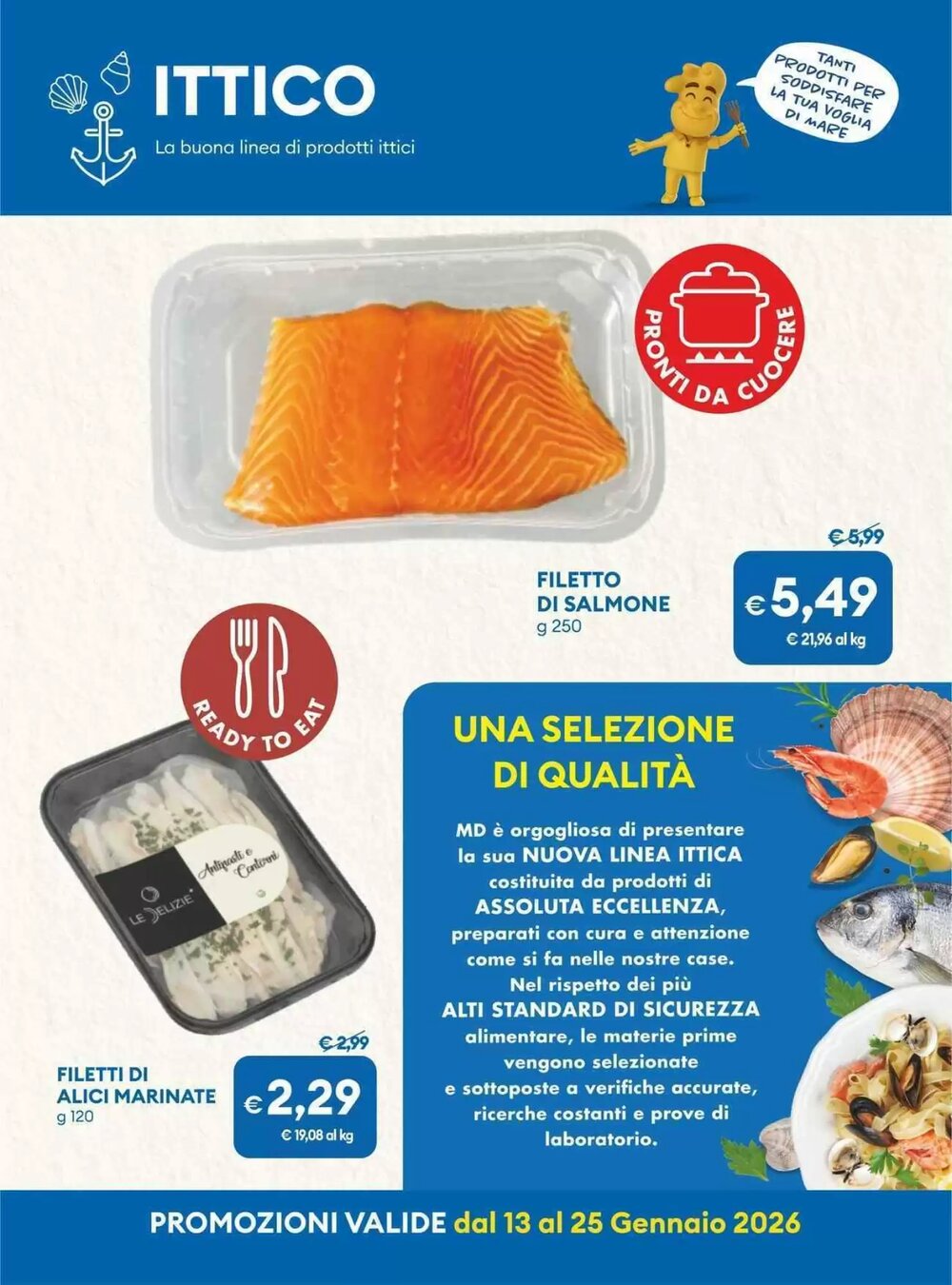 Volantino promozionale MD Discount  valide dal 13/01/2026 - Pagina 14.