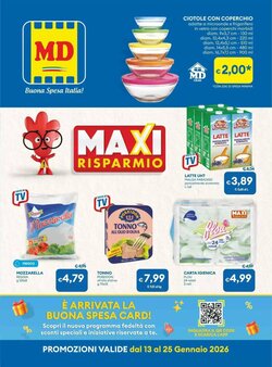 Volantino promozionale MD Discount  valide dal 13/01/2026