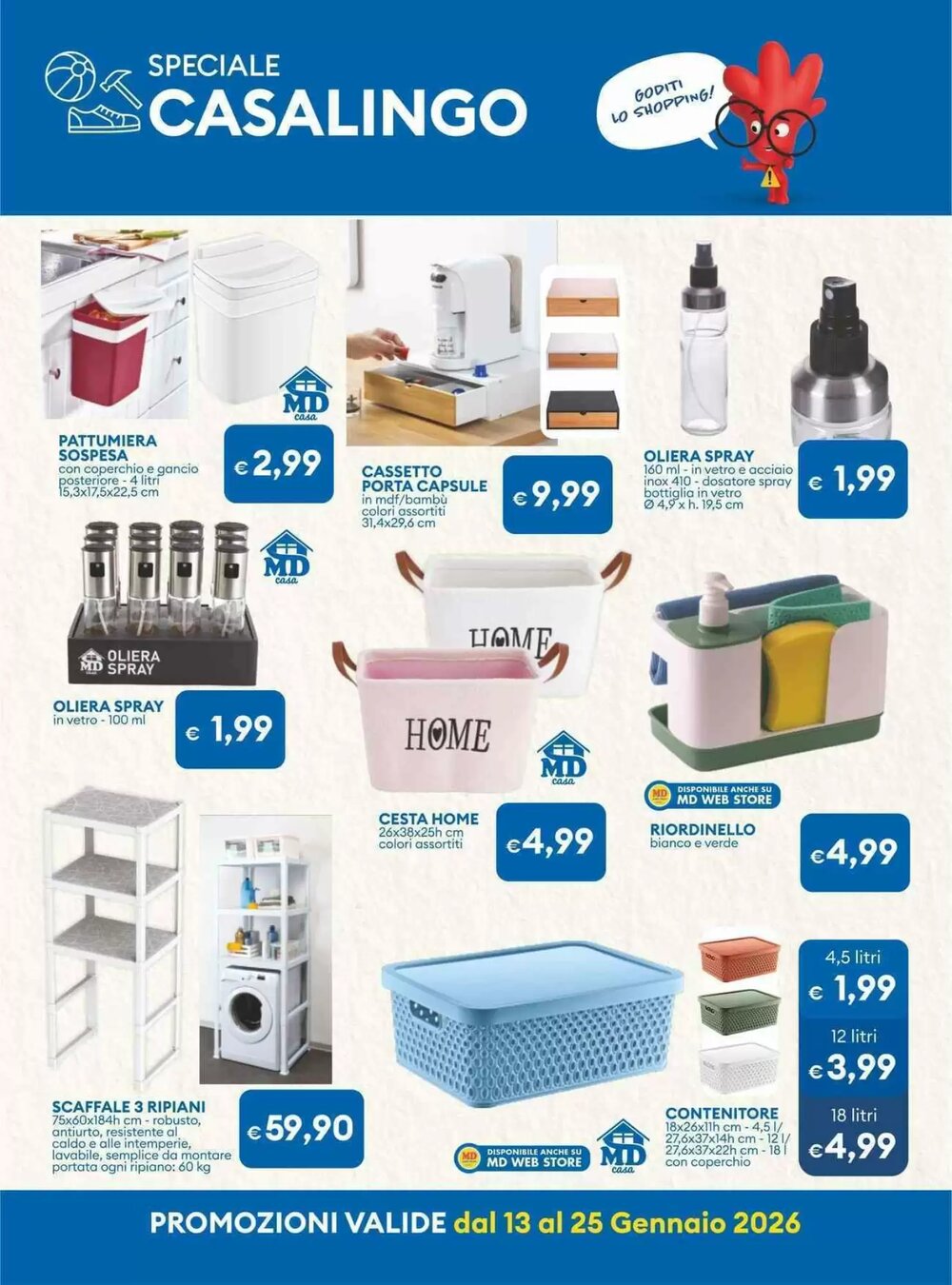 Volantino promozionale MD Discount  valide dal 13/01/2026 - Pagina 23.