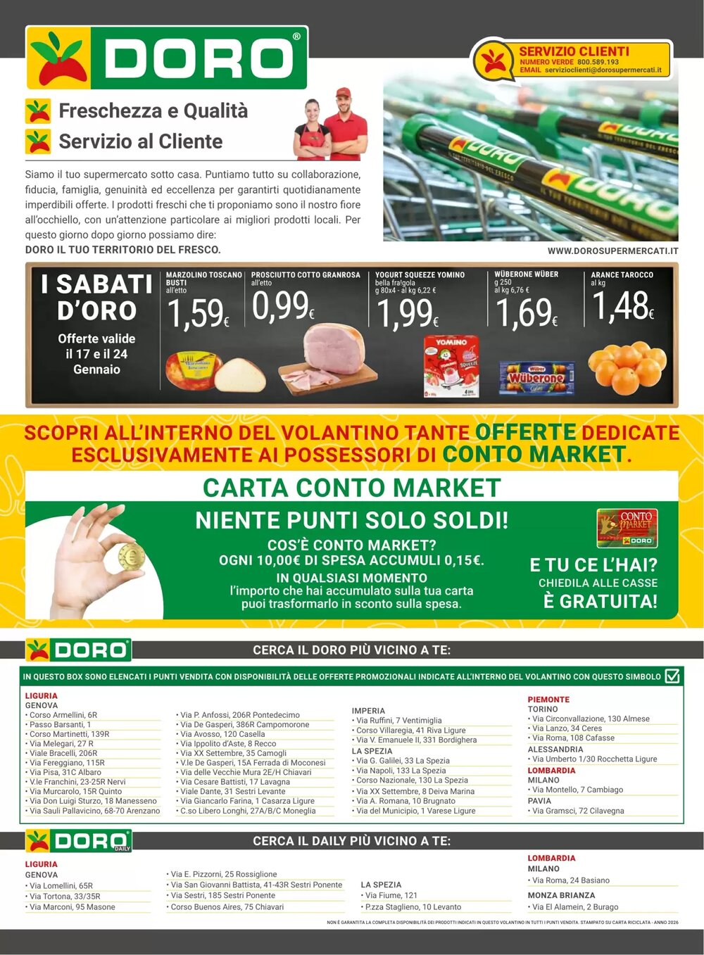 Volantino promozionale Doro Daily  valide dal 13/01/2026 - Pagina 12.