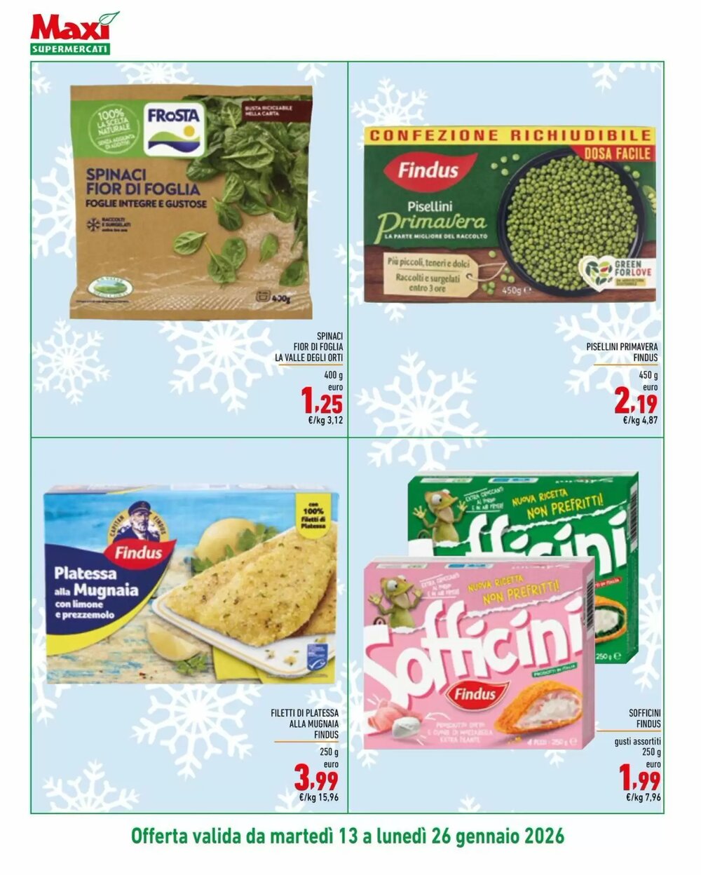 Volantino promozionale Maxi Supermercati  valide dal 13/01/2026 - Pagina 12.