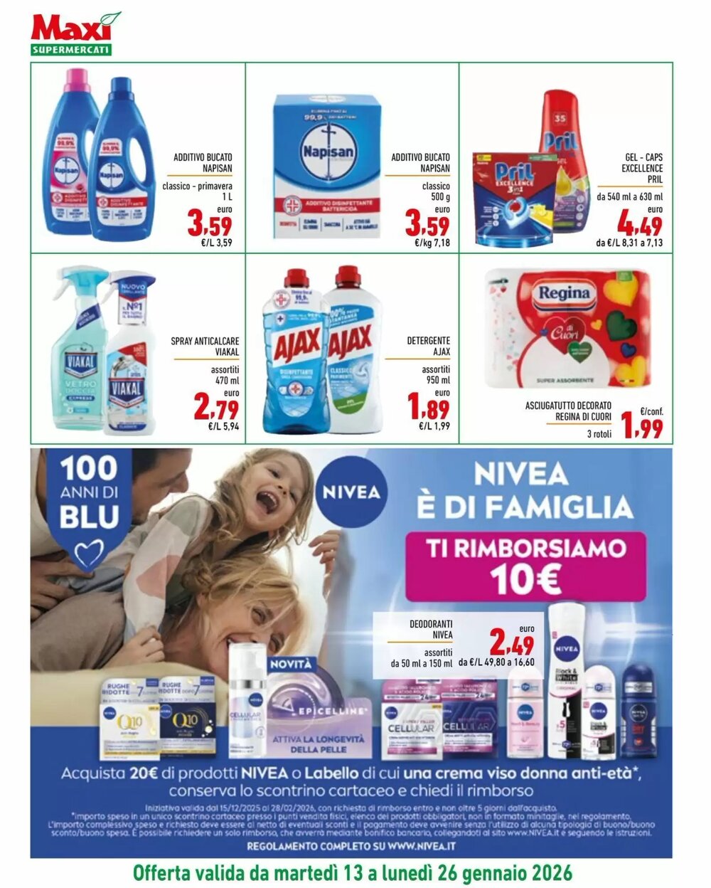 Volantino promozionale Maxi Supermercati  valide dal 13/01/2026 - Pagina 14.