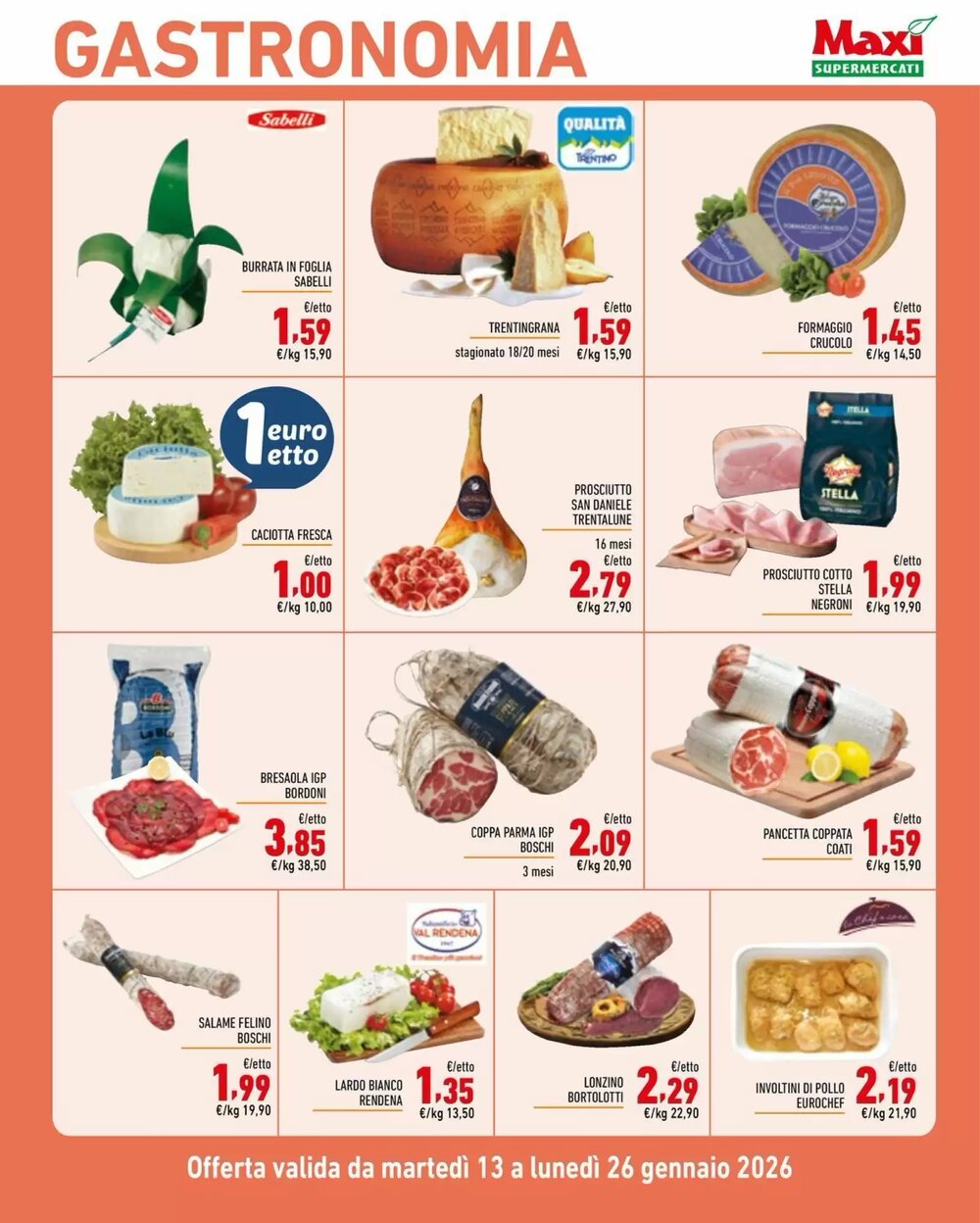 Volantino promozionale Maxi Supermercati  valide dal 13/01/2026 - Pagina 3.