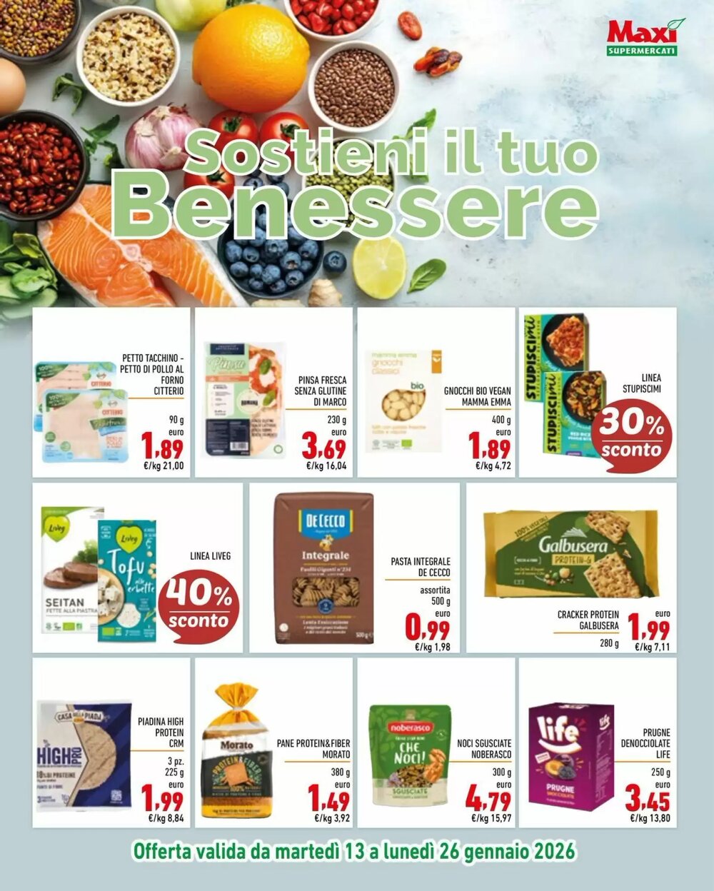 Volantino promozionale Maxi Supermercati  valide dal 13/01/2026 - Pagina 8.