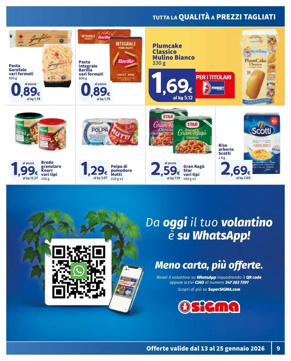 Volantino promozionale Sigma  valide dal 13/01/2026 - Pagina 9.