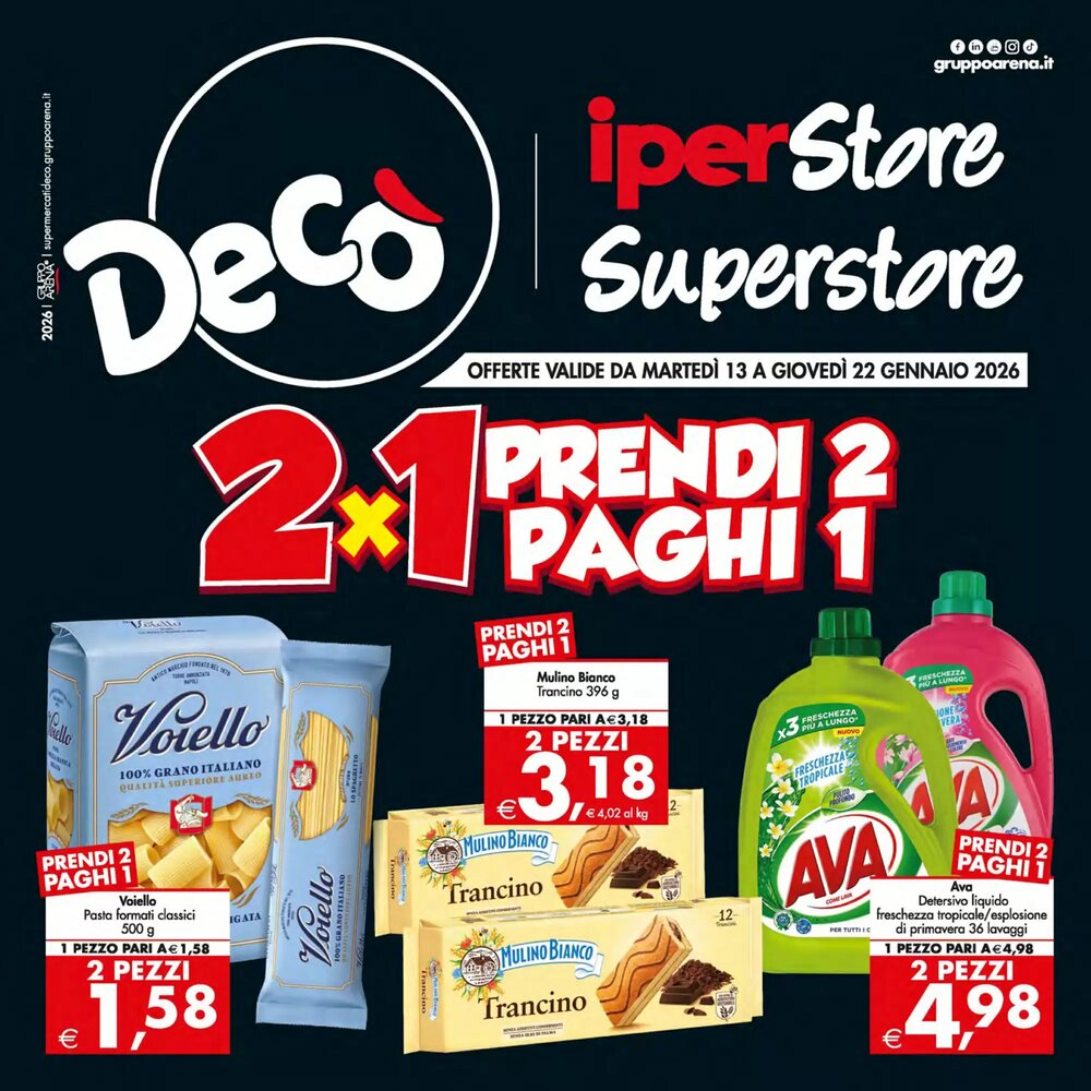 Volantino promozionale Deco Superstore  valide dal 13/01/2026 - Pagina 1.