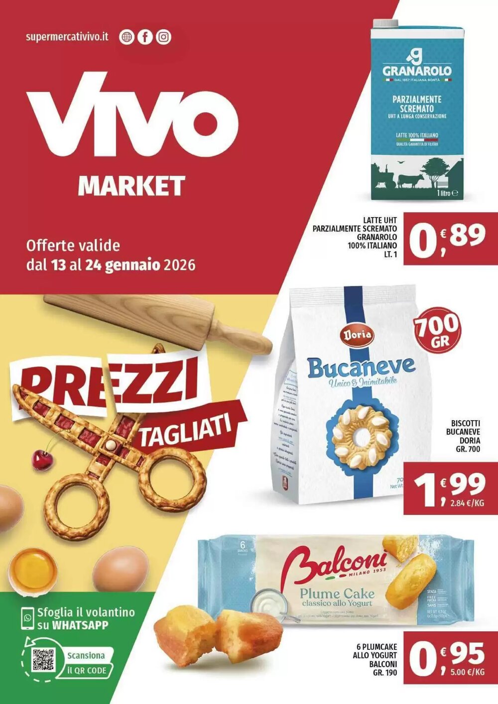 Volantino promozionale Vivo Supermercati  valide dal 13/01/2026 - Pagina 1.