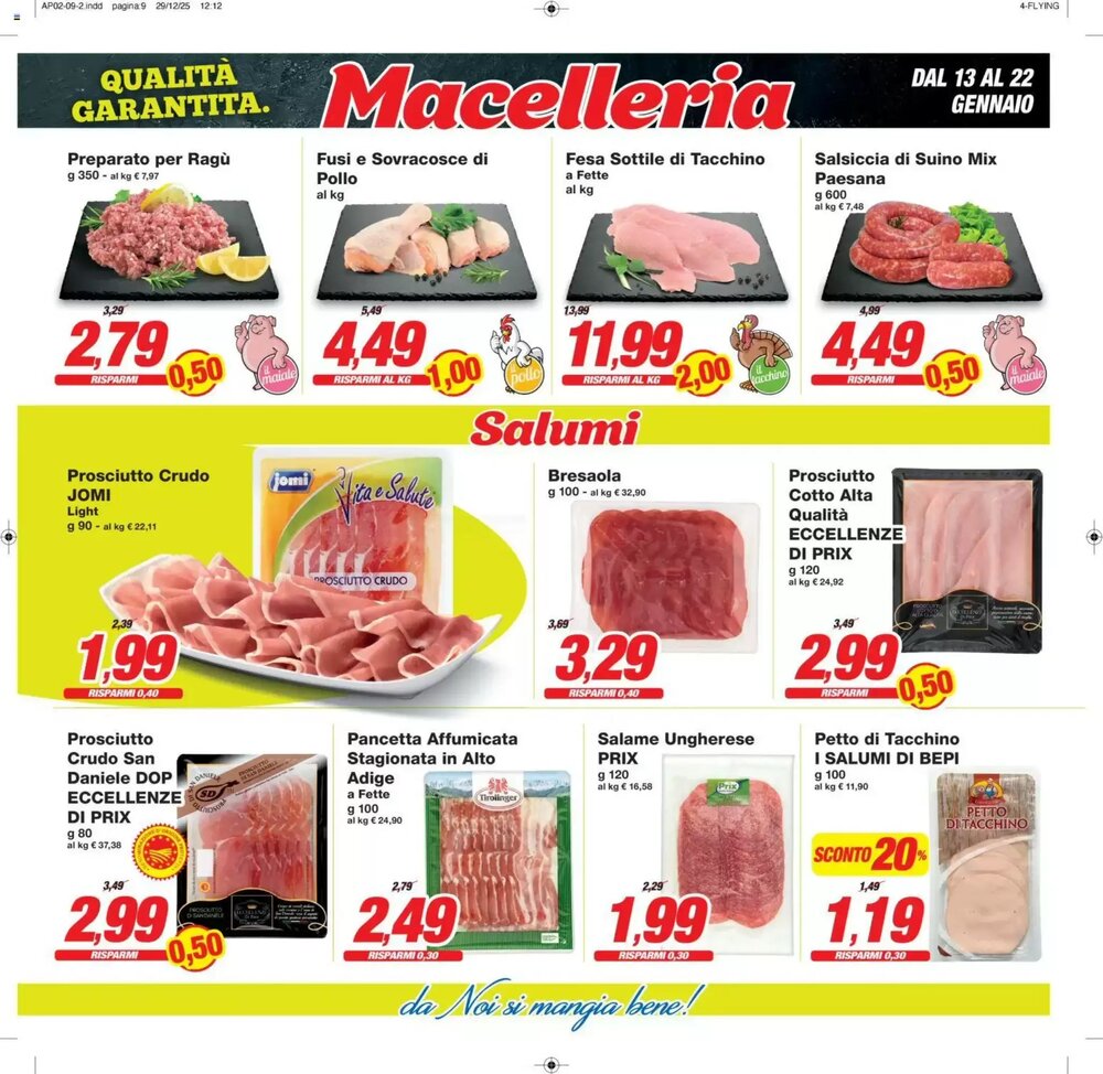 Volantino promozionale Prix Quality  valide dal 13/01/2026 - Pagina 10.