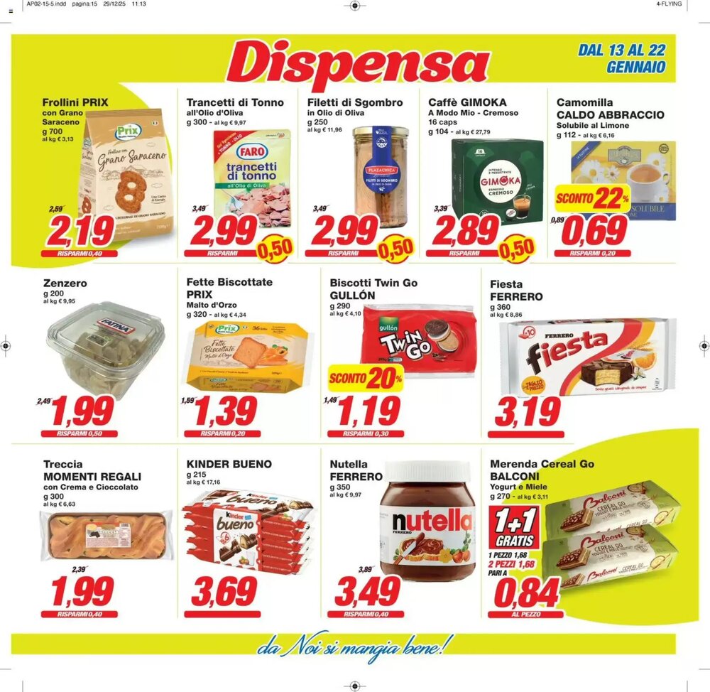 Volantino promozionale Prix Quality  valide dal 13/01/2026 - Pagina 16.