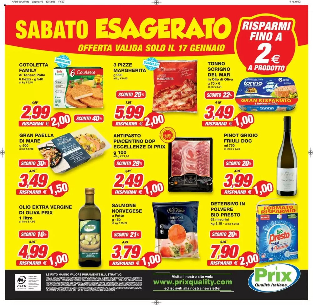 Volantino promozionale Prix Quality  valide dal 13/01/2026 - Pagina 22.