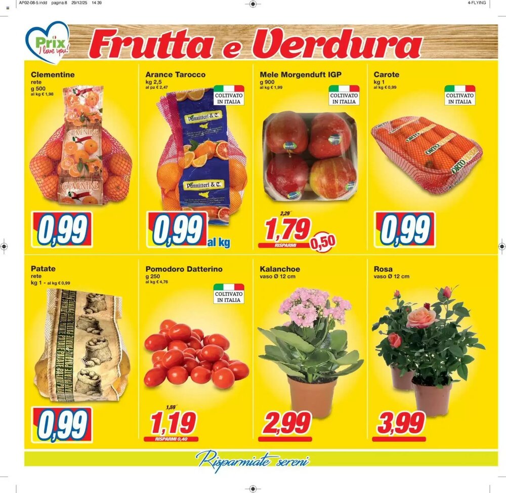 Volantino promozionale Prix Quality  valide dal 13/01/2026 - Pagina 8.