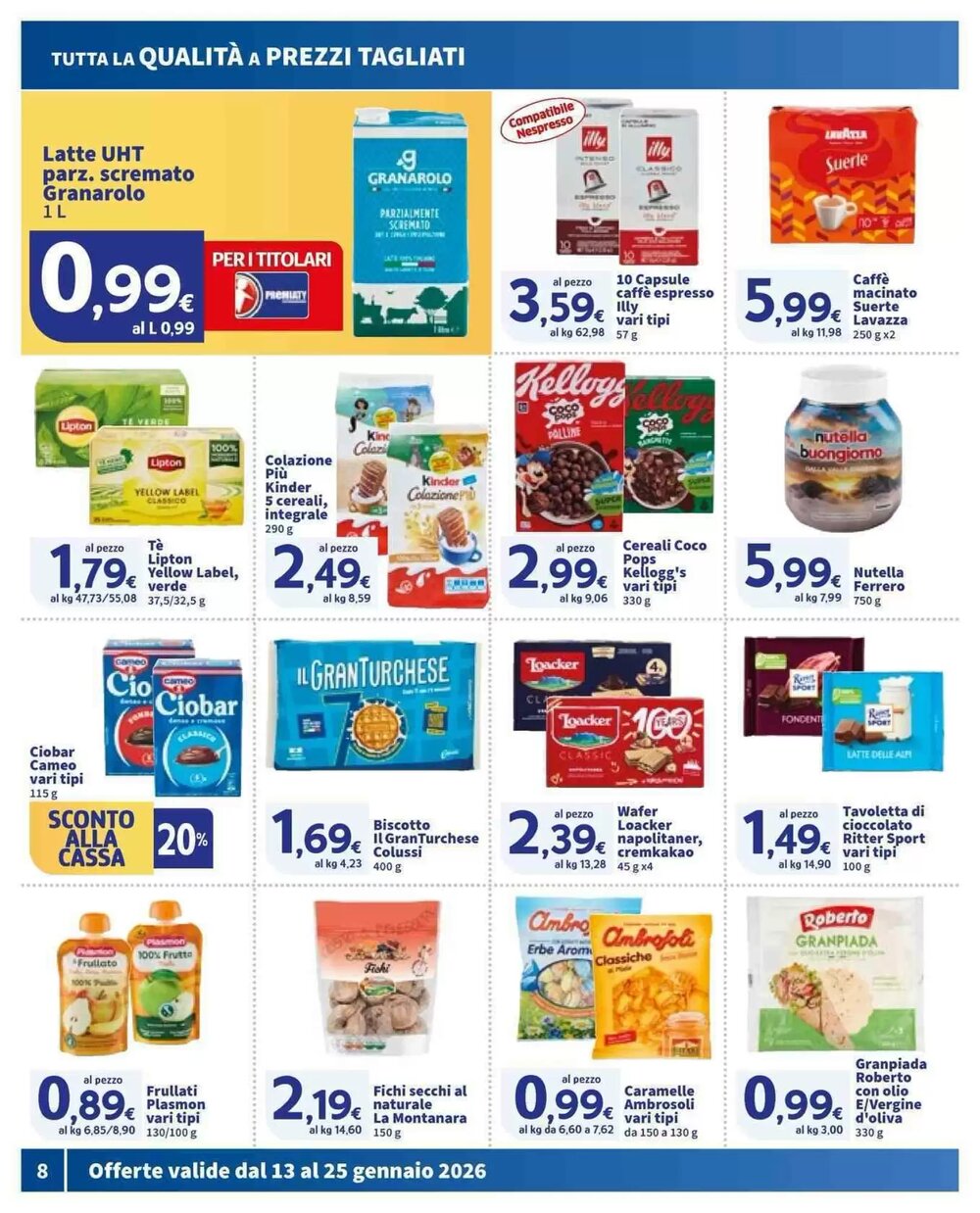 Volantino promozionale Ok Sigma  valide dal 13/01/2026 - Pagina 8.