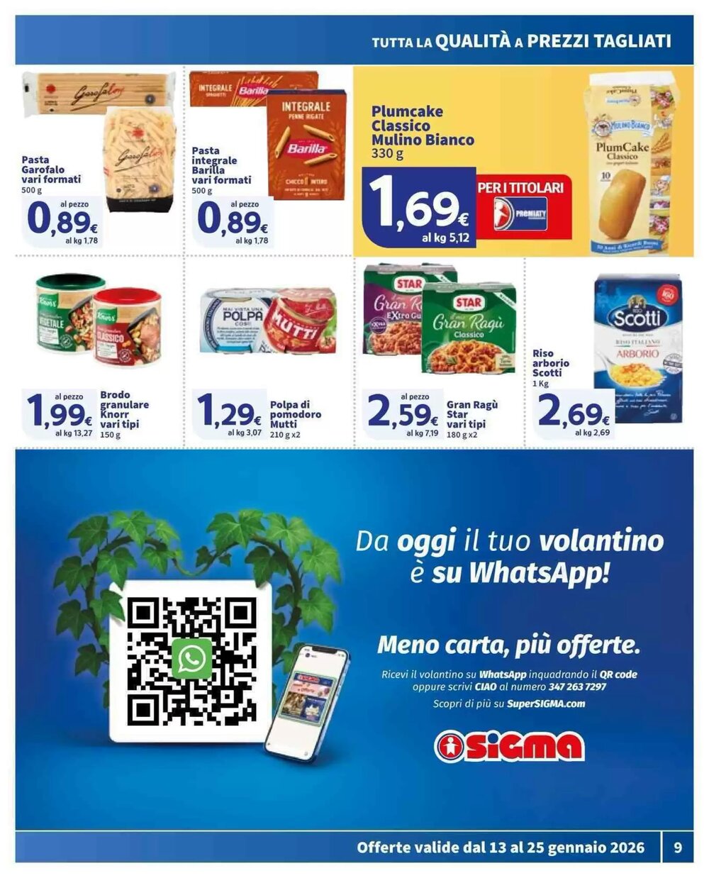 Volantino promozionale Ok Sigma  valide dal 13/01/2026 - Pagina 9.