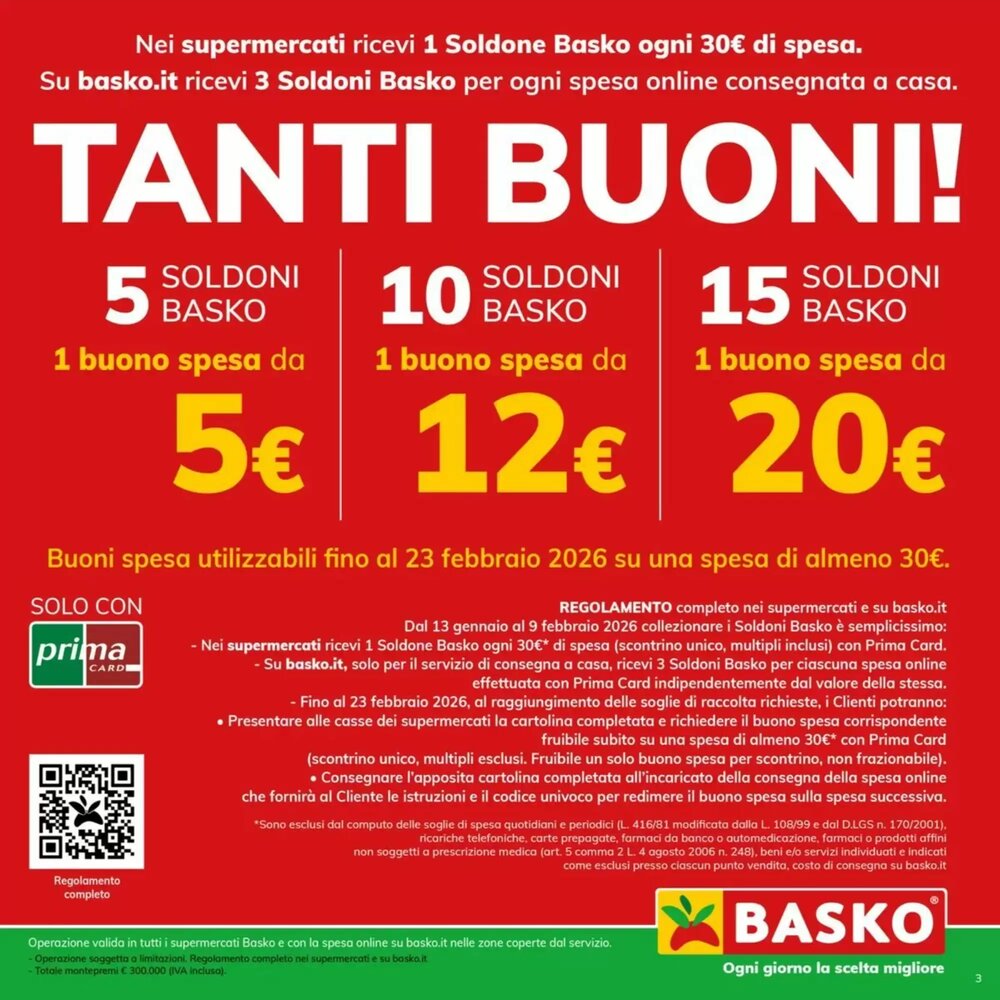Volantino promozionale Basko  valide dal 13/01/2026 - Pagina 3.