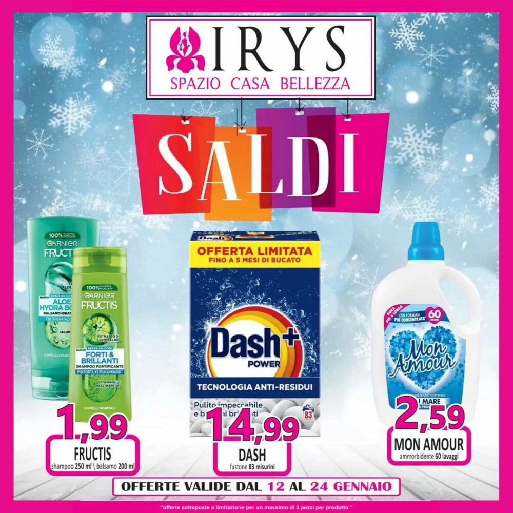 Volantino promozionale Irys  valide dal 13/01/2026 - Pagina 1.