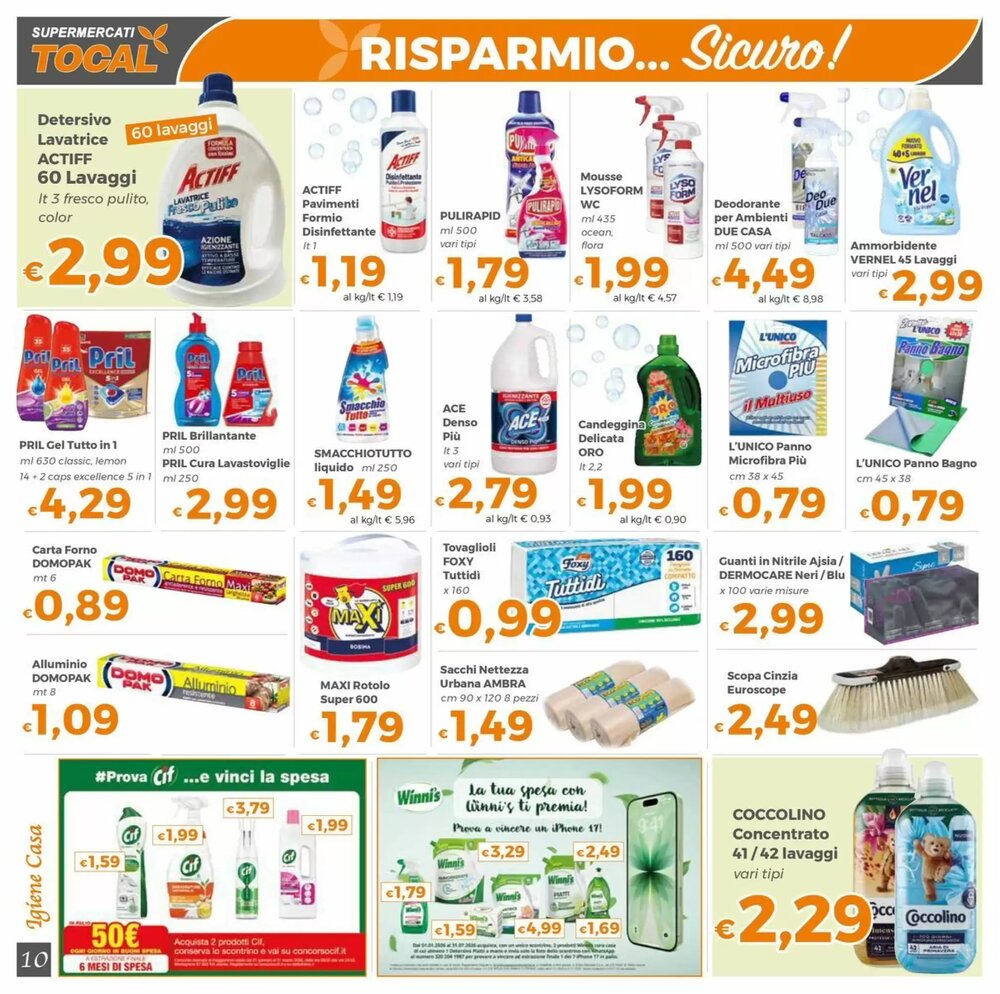 Volantino promozionale Tocal  valide dal 13/01/2026 - Pagina 10.