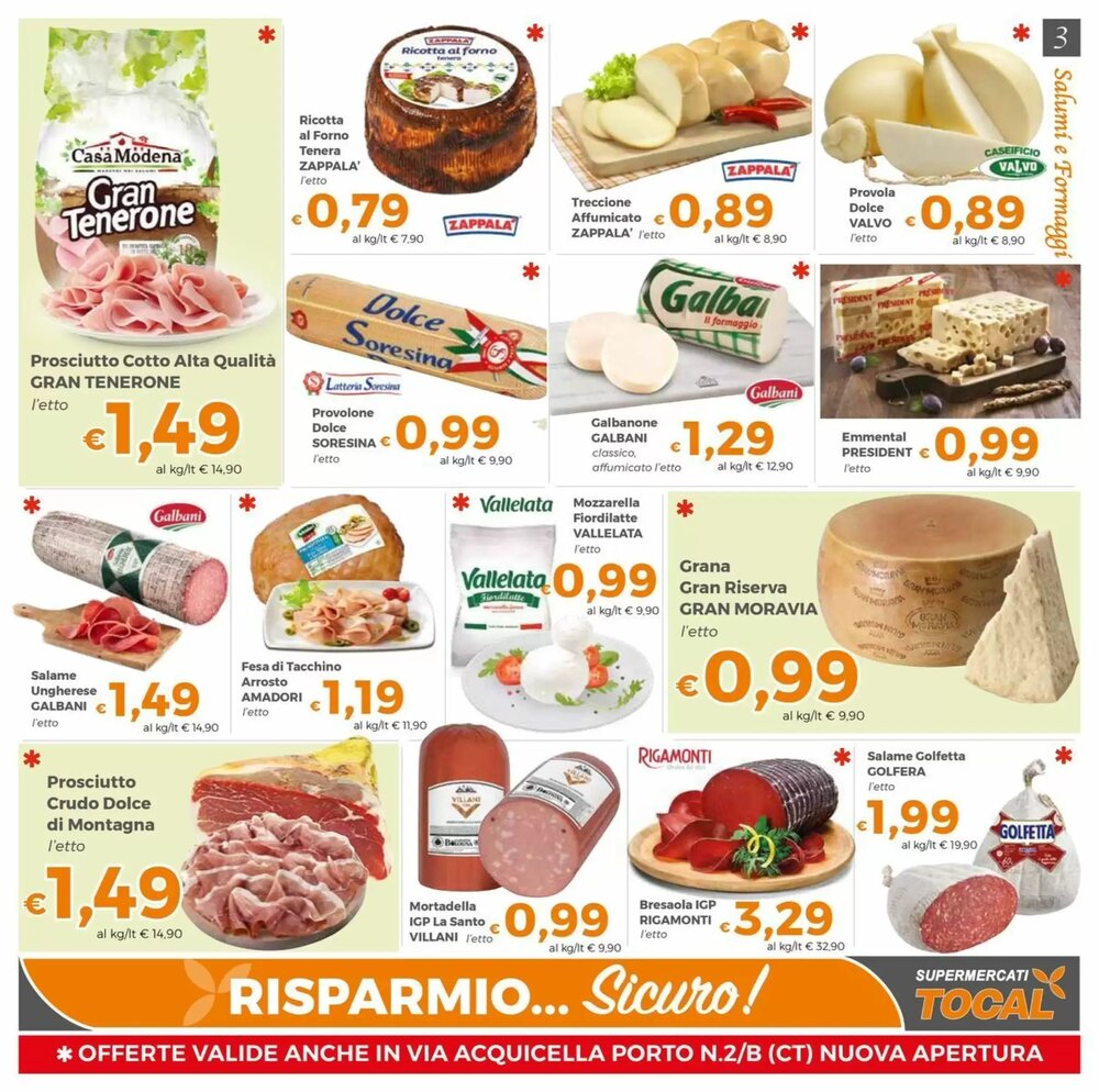 Volantino promozionale Tocal  valide dal 13/01/2026 - Pagina 3.