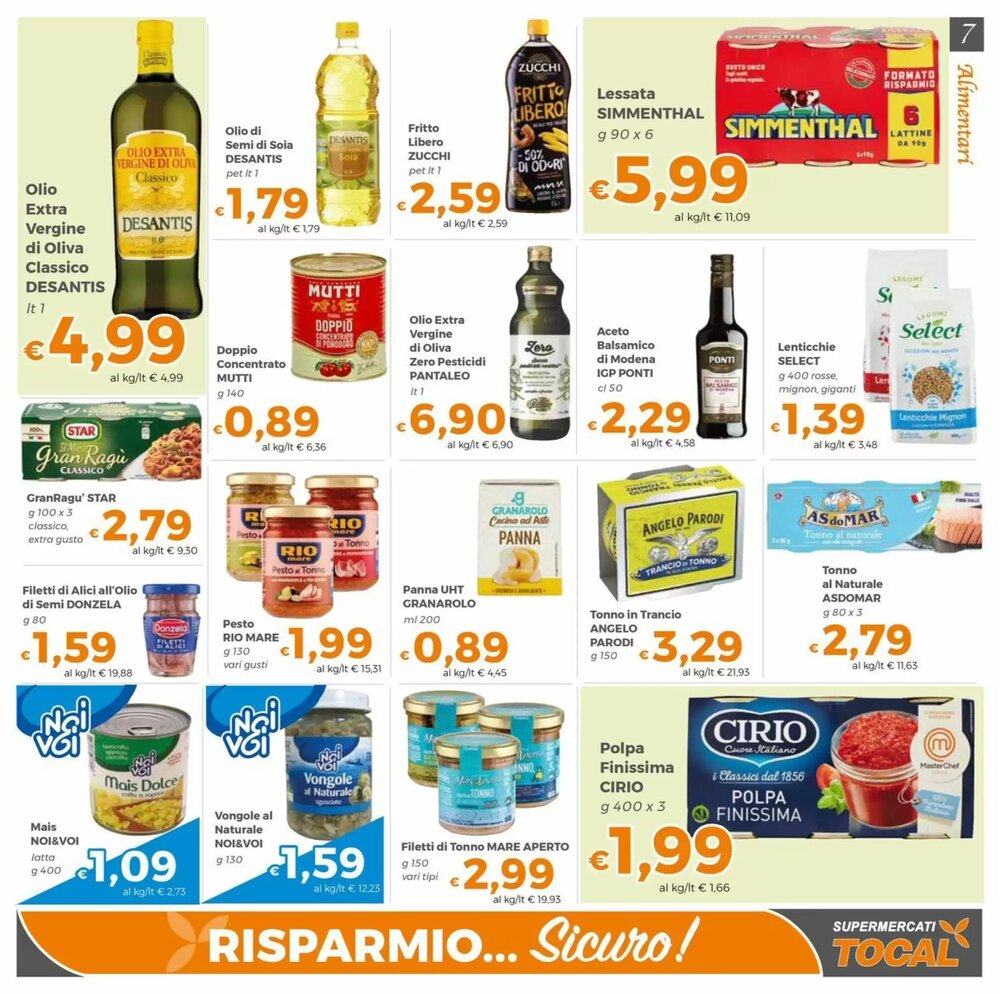 Volantino promozionale Tocal  valide dal 13/01/2026 - Pagina 7.