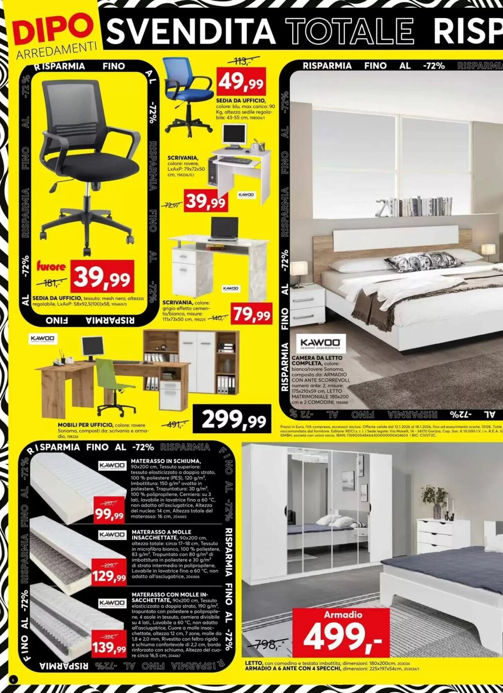 Volantino promozionale Dipo Arredamenti  valide dal 13/01/2026 - Pagina 6.