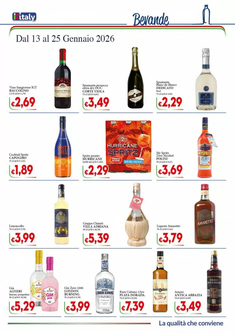 Volantino promozionale D'Italy  valide dal 13/01/2026 - Pagina 11.