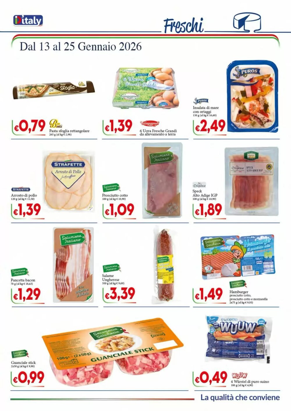 Volantino promozionale D'Italy  valide dal 13/01/2026 - Pagina 3.