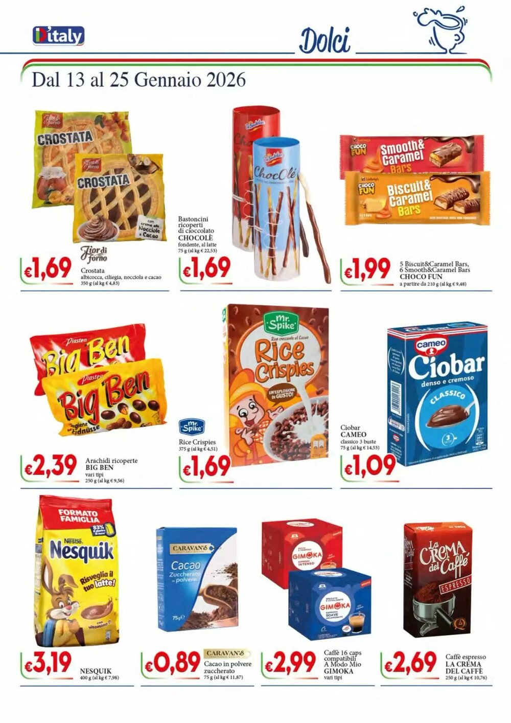 Volantino promozionale D'Italy  valide dal 13/01/2026 - Pagina 7.