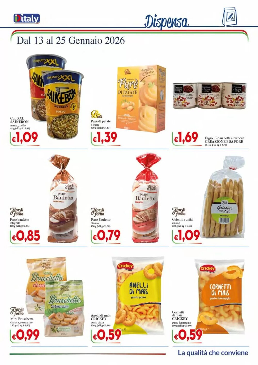 Volantino promozionale D'Italy  valide dal 13/01/2026 - Pagina 9.