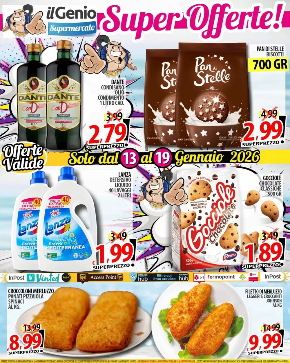 Volantino promozionale Il Genio Supermercato  valide dal 13/01/2026 - Pagina 1.