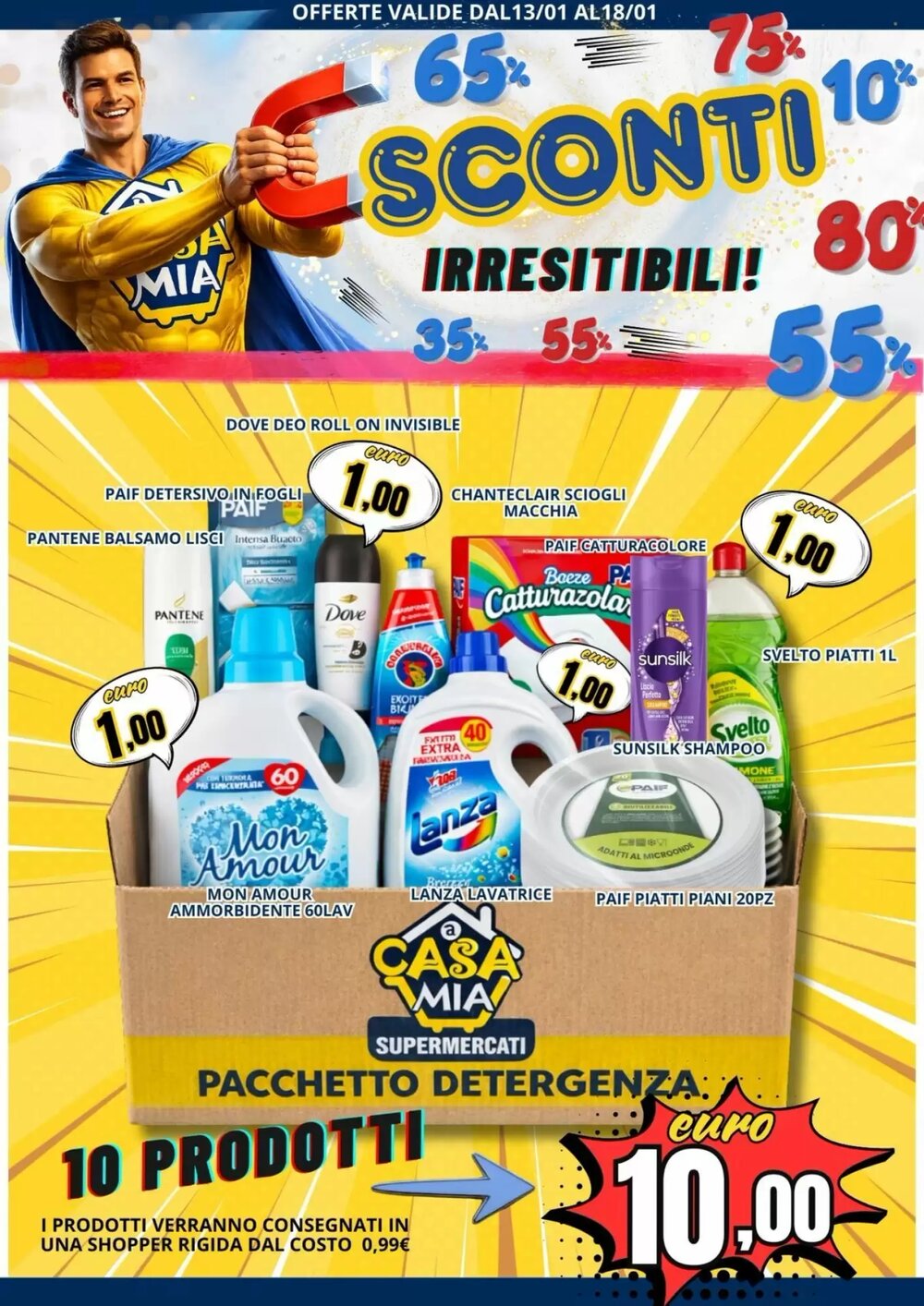 Volantino promozionale A Casa Mia  valide dal 13/01/2026 - Pagina 1.