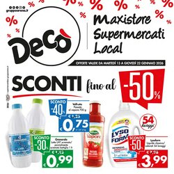 Volantino promozionale Deco Maxistore  valide dal 13/01/2026 - Pagina 1.