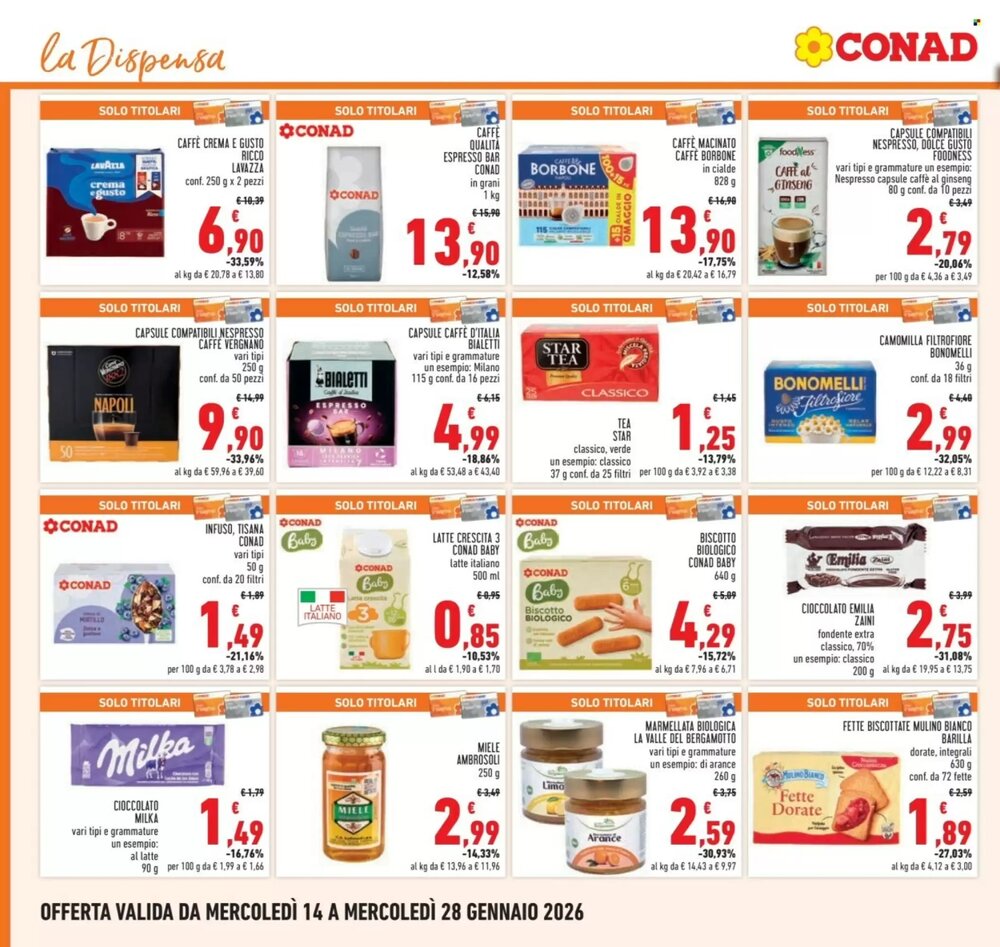 Volantino promozionale Conad  valide dal 14/01/2026 - Pagina 16.