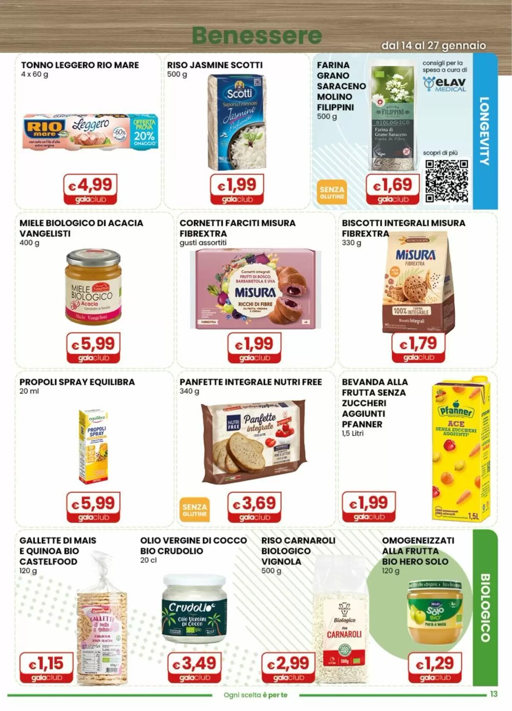 Volantino promozionale Gala Supermercati  valide dal 14/01/2026 - Pagina 13.