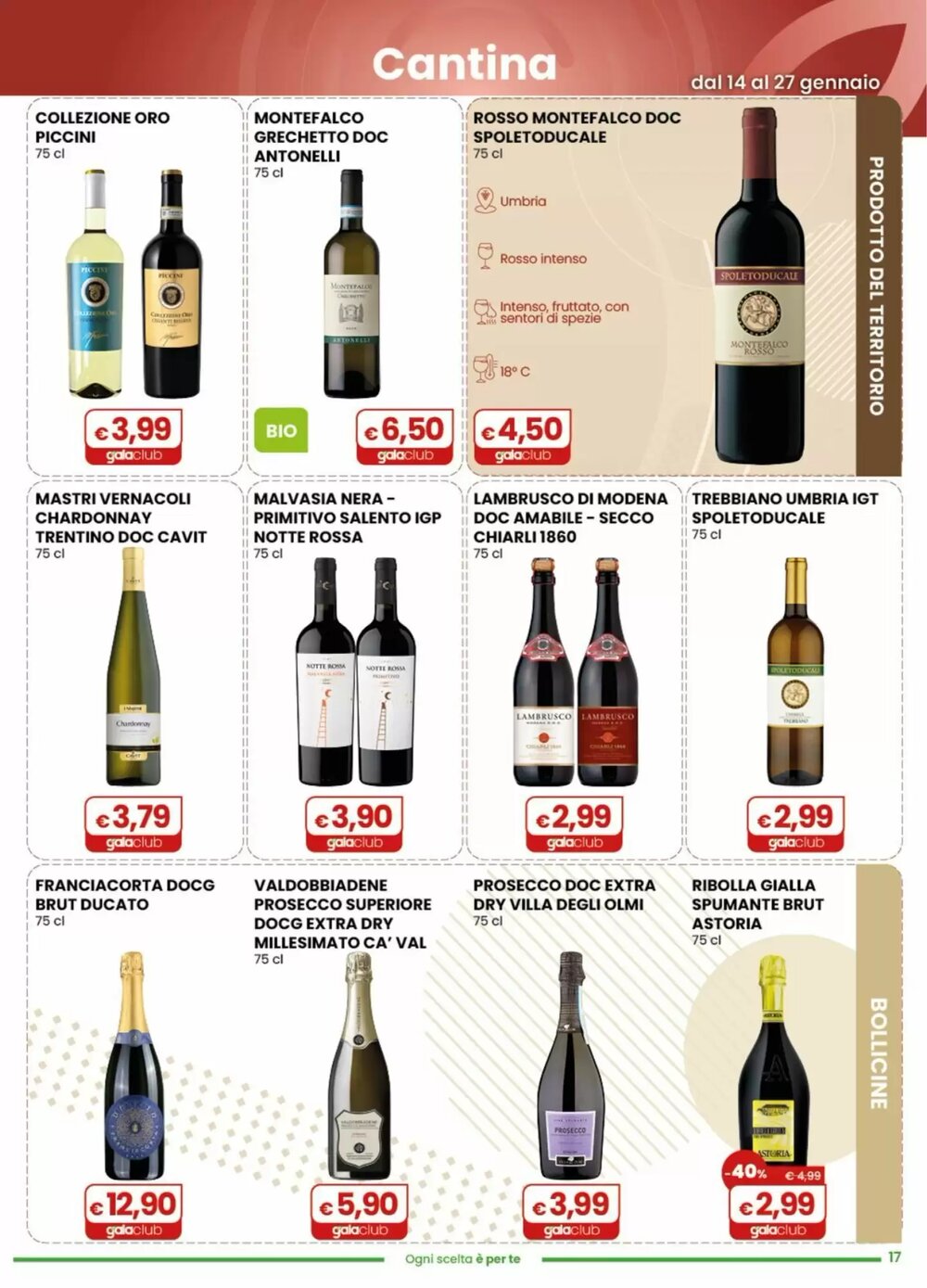 Volantino promozionale Gala Supermercati  valide dal 14/01/2026 - Pagina 17.