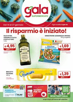Volantino promozionale Gala Supermercati valide dal 14/01/2026