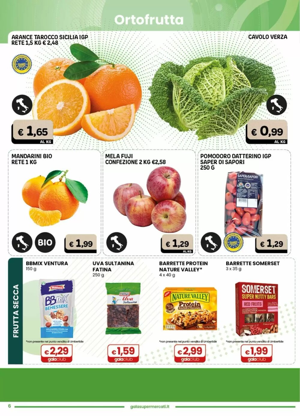 Volantino promozionale Gala Supermercati  valide dal 14/01/2026 - Pagina 6.