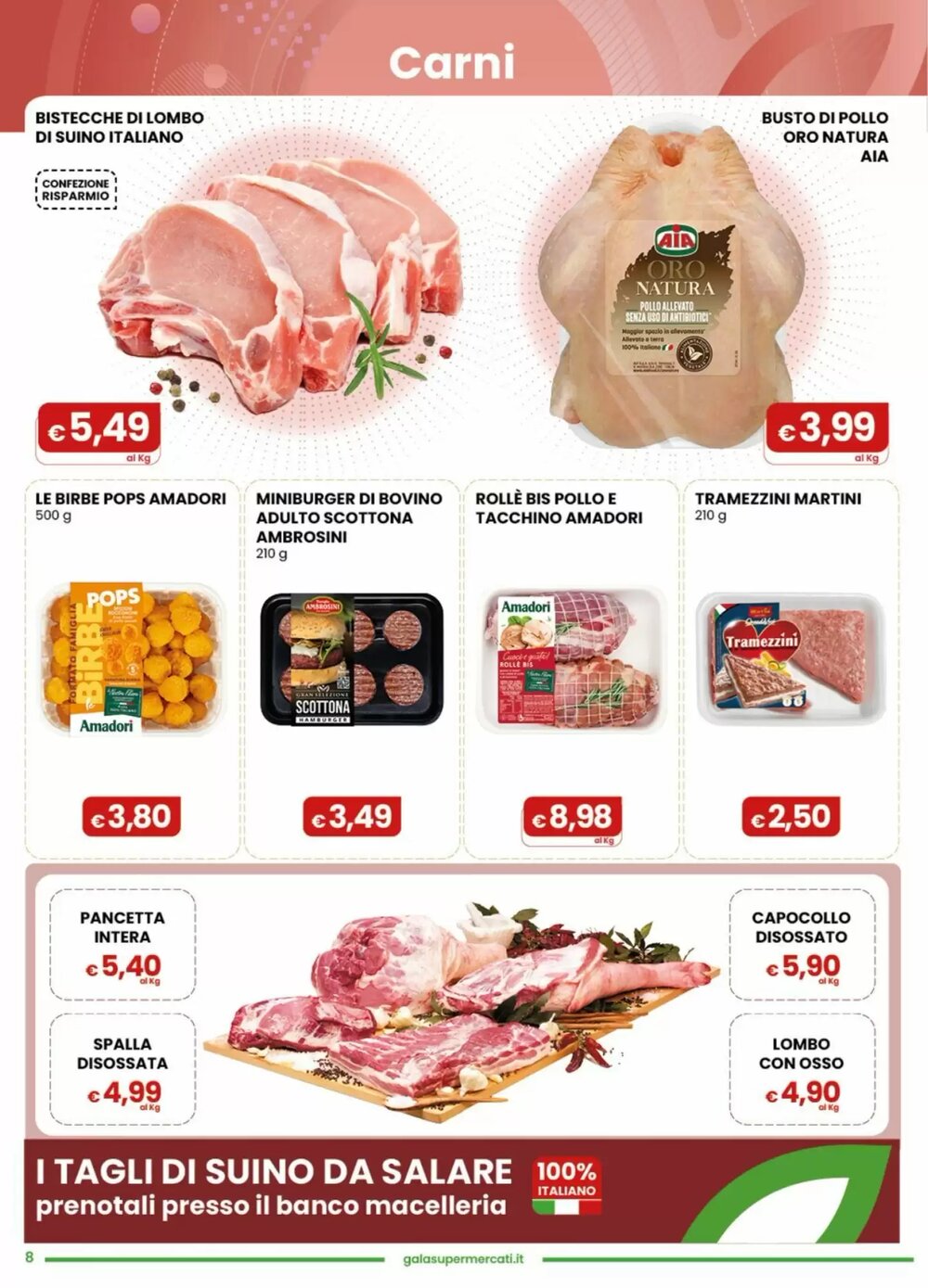 Volantino promozionale Gala Supermercati  valide dal 14/01/2026 - Pagina 8.