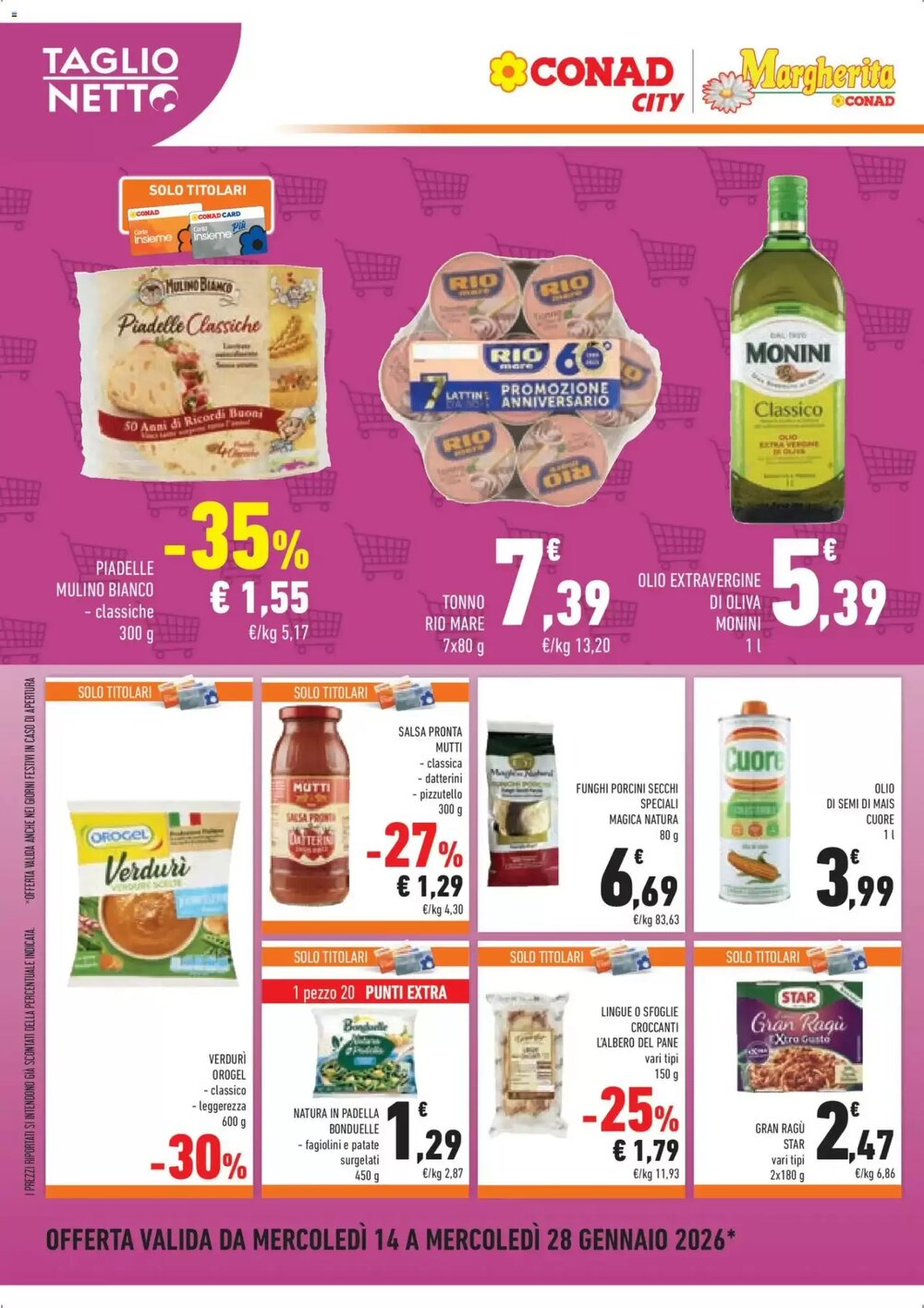 Volantino promozionale Conad Margherita  valide dal 14/01/2026 - Pagina 4.