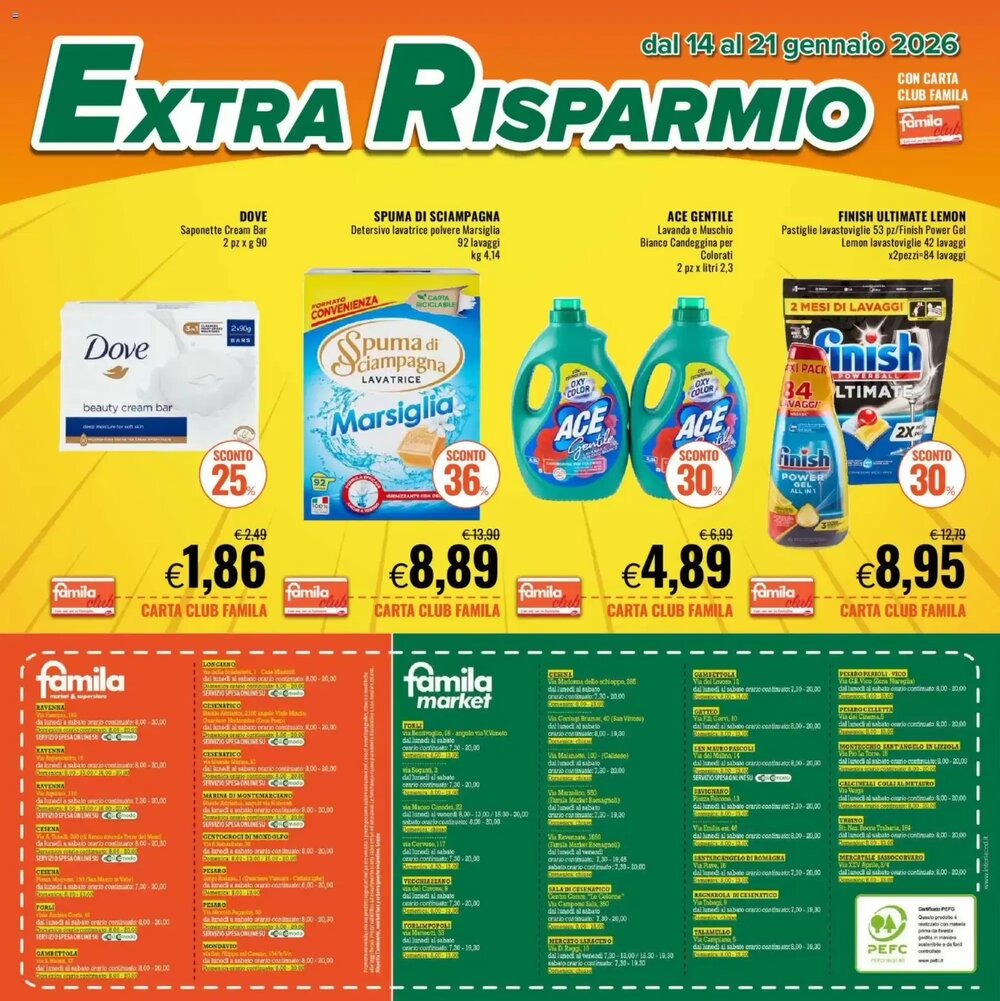 Volantino promozionale Famila  valide dal 14/01/2026 - Pagina 4.