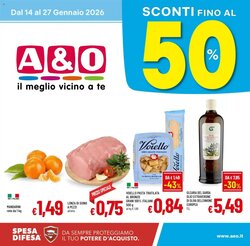 Volantino promozionale A&o  valide dal 14/01/2026