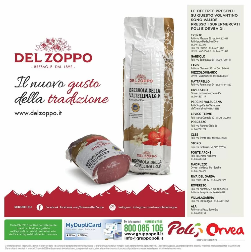 Volantino promozionale Poli  valide dal 14/01/2026 - Pagina 32.