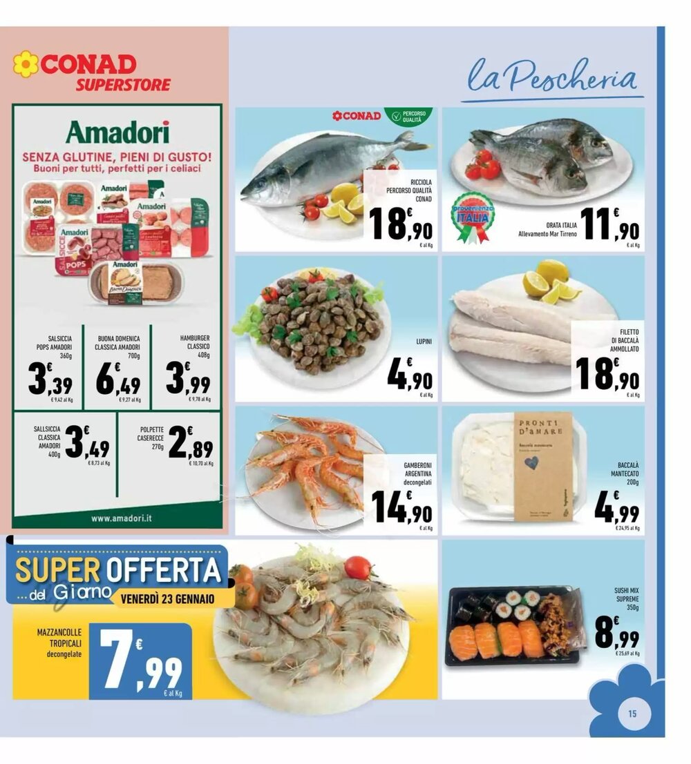 Volantino promozionale Conad Superstore  valide dal 14/01/2026 - Pagina 15.