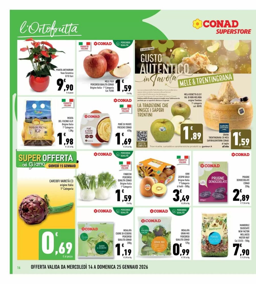 Volantino promozionale Conad Superstore  valide dal 14/01/2026 - Pagina 16.