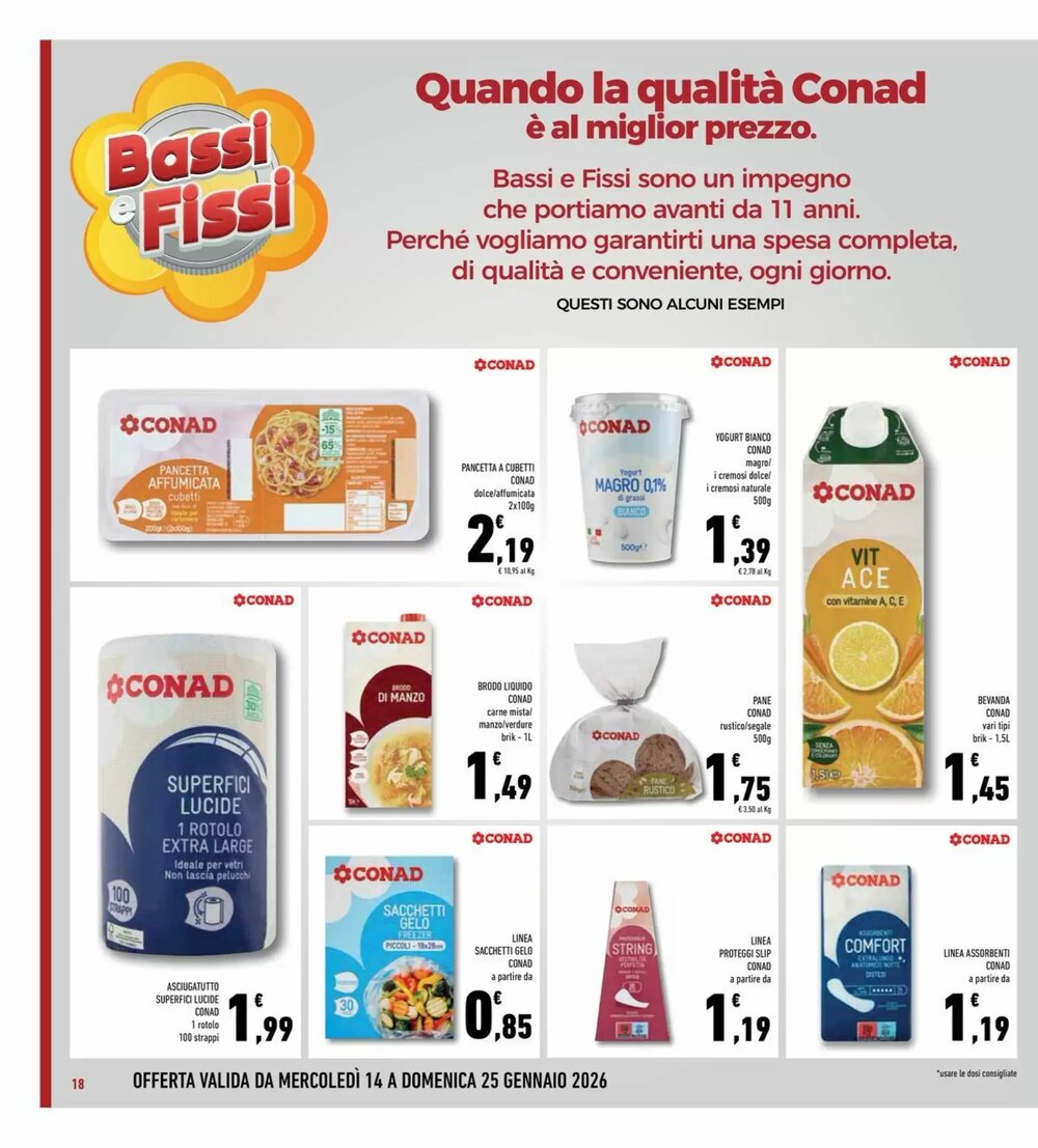 Volantino promozionale Conad Superstore  valide dal 14/01/2026 - Pagina 18.