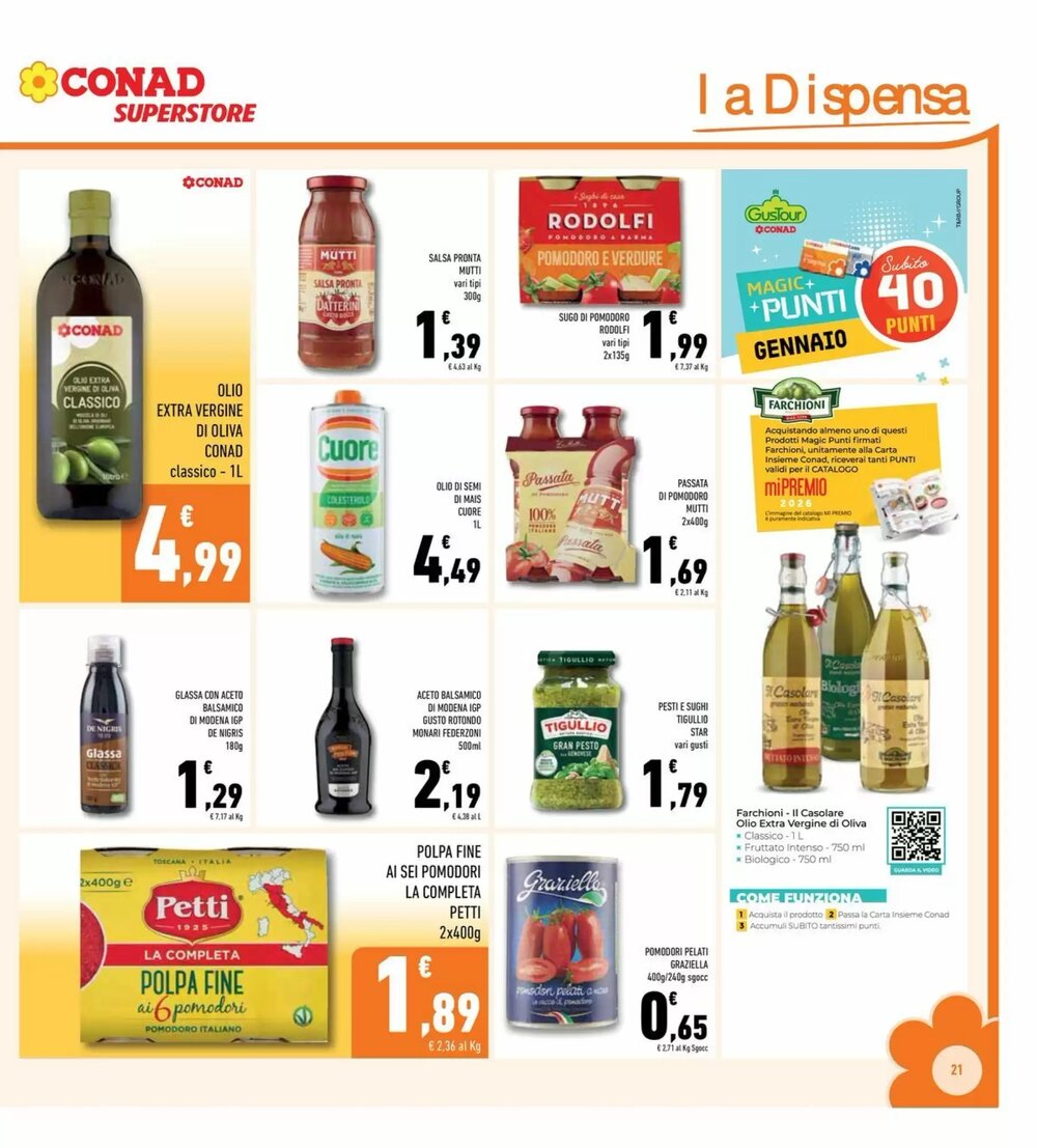 Volantino promozionale Conad Superstore  valide dal 14/01/2026 - Pagina 21.